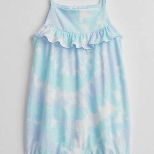 Baby Ruffle Tie-Dye Shorty One-Piece